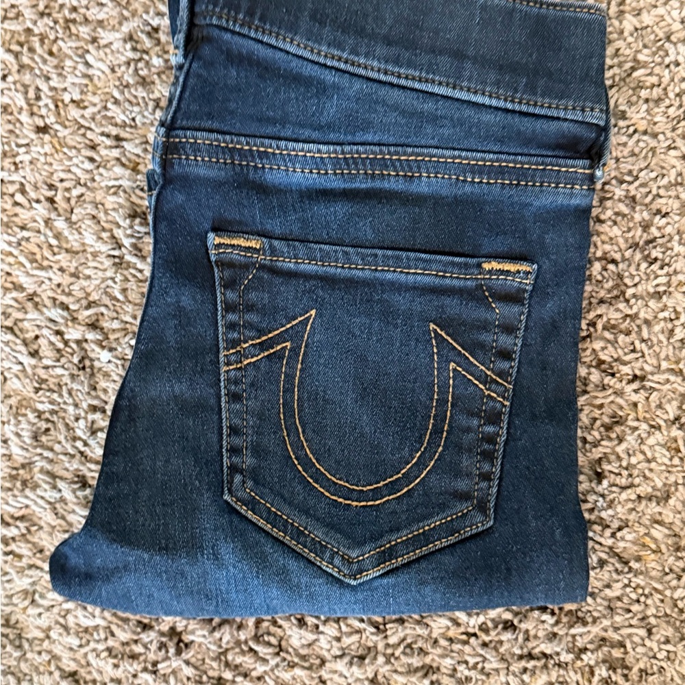True Religion Women's Dark Blue Jeans